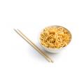 6 ounces uncooked chow mein stir-fry noodles (usually comes in 6 oz package)